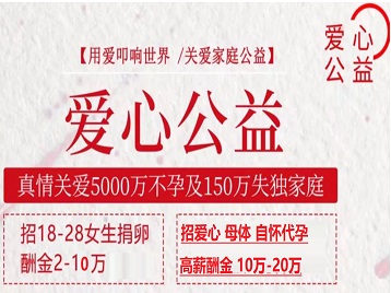 福州市捐卵助孕生子 爱心志愿者招募